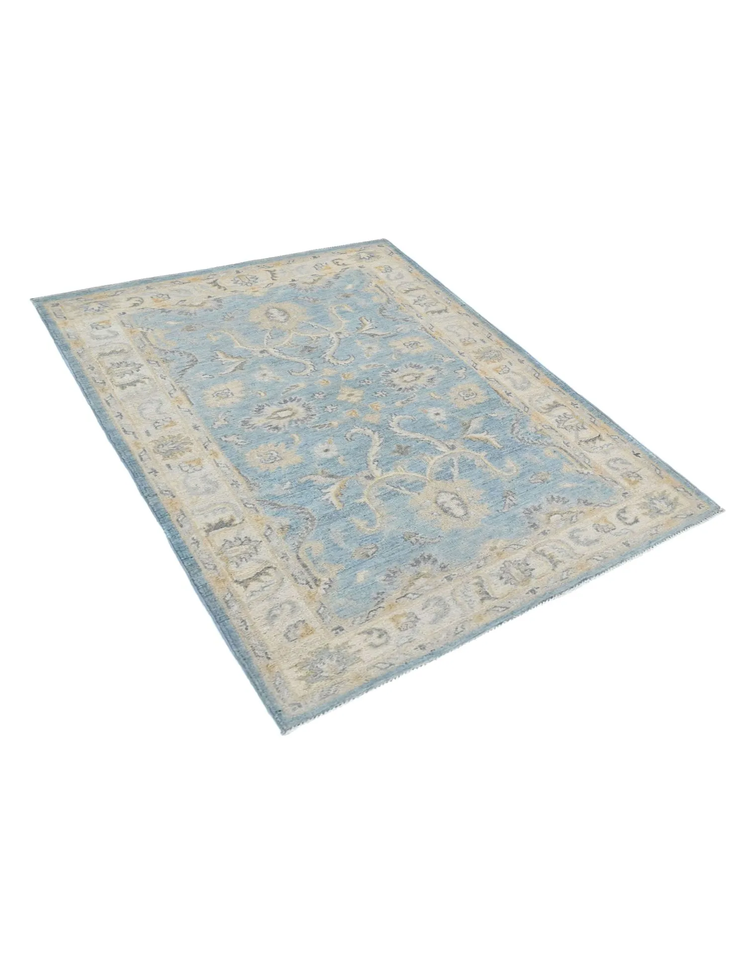 Alfombra Chobi  azul  150 x 94 cm
