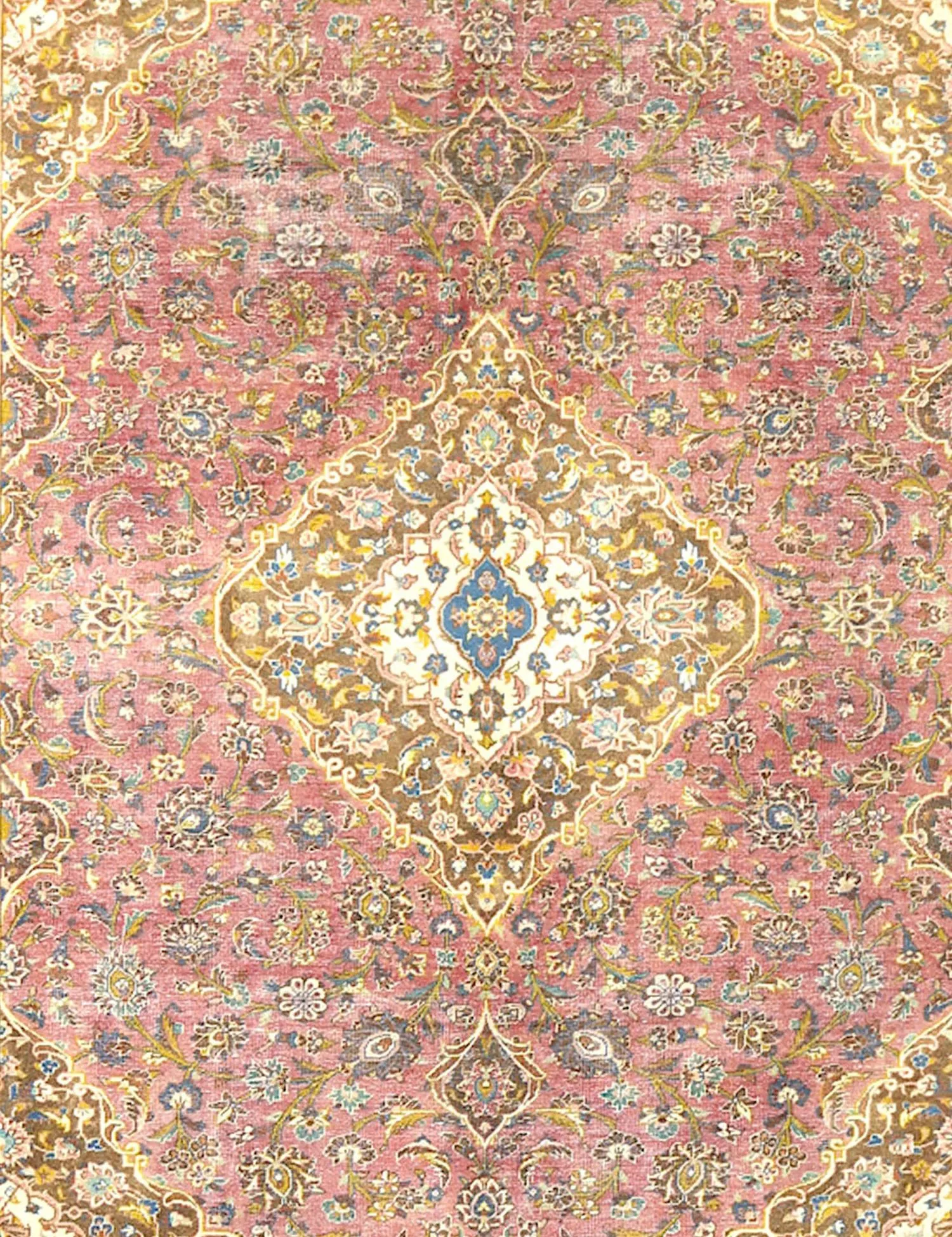 Persisk vintage matta  beige  384 x 285 cm