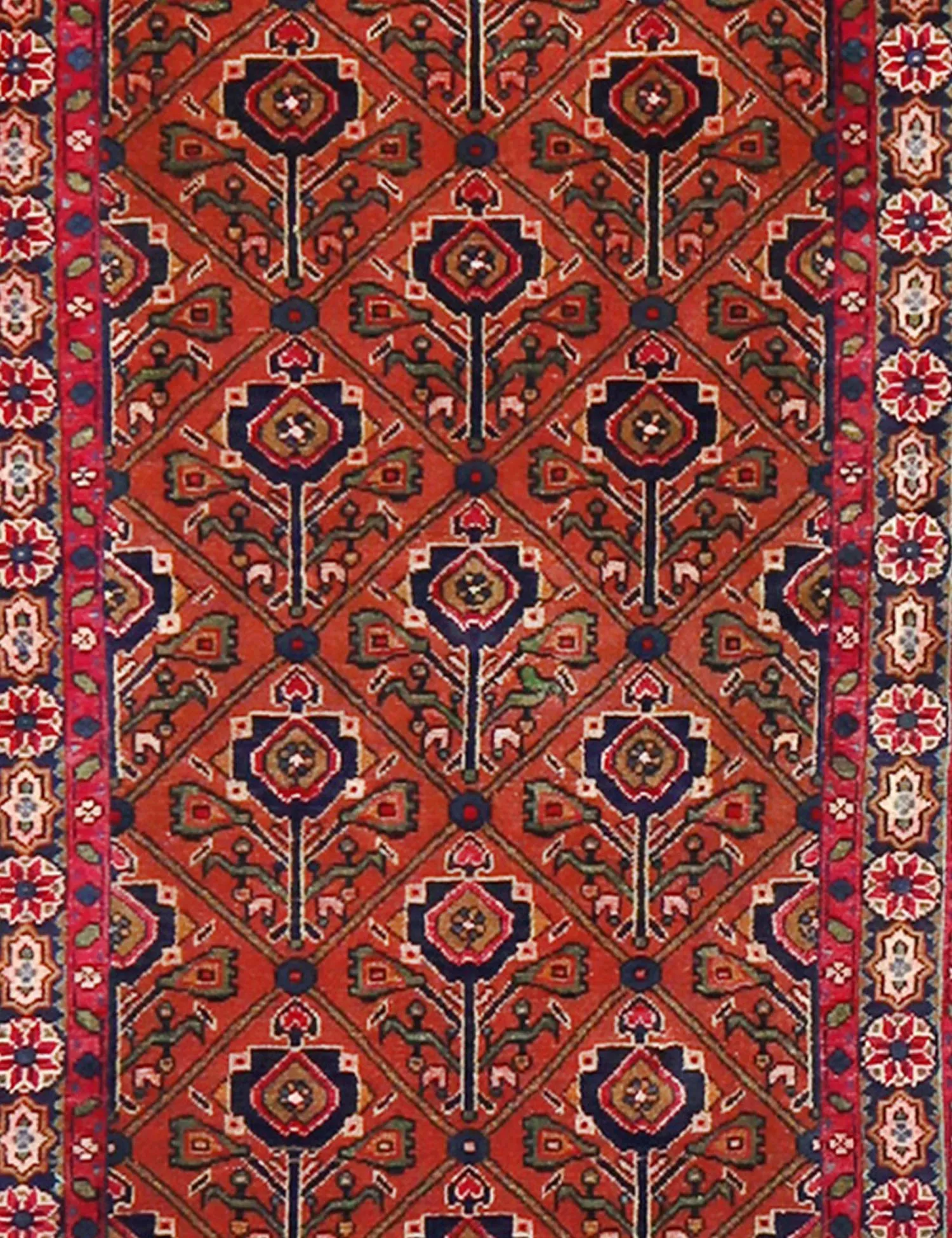 Persisk matta  röda  289 x 90 cm