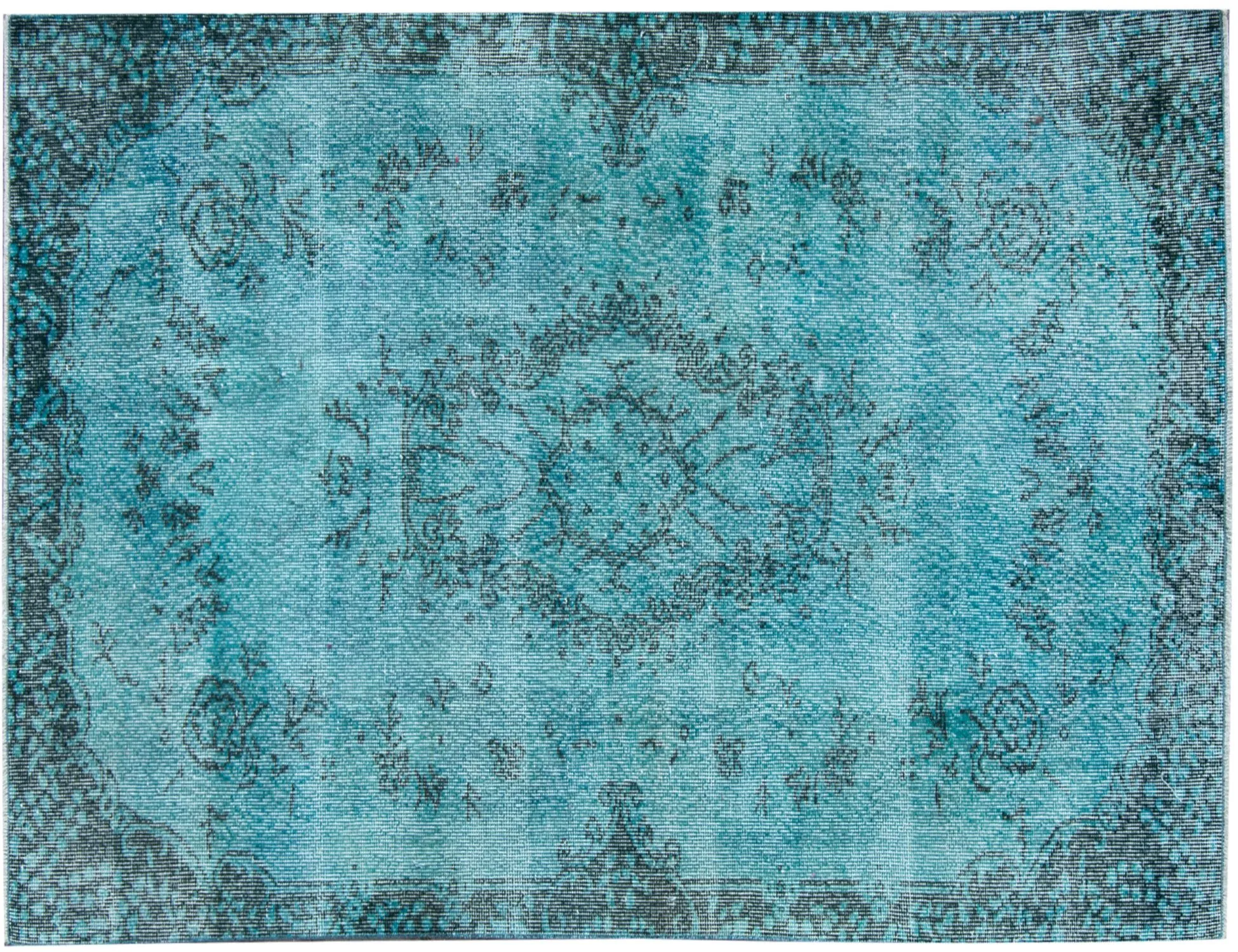 Vintage Carpet  turkoise   210 x 114 cm