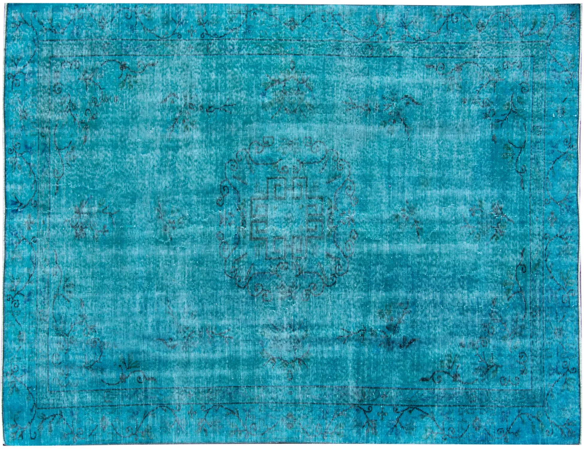 Vintage Carpet  blue  270 x 180 cm