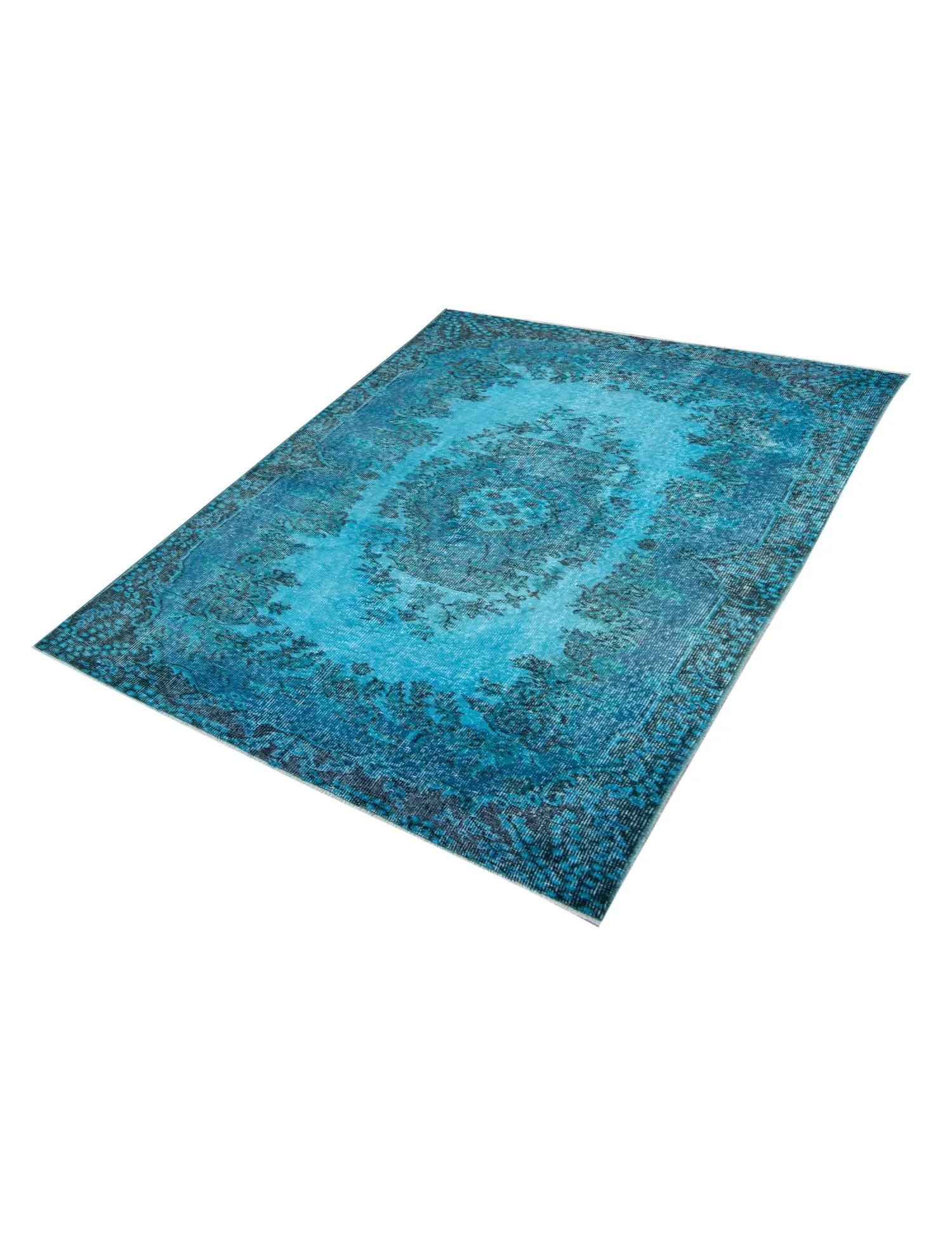 Vintage Carpet  blue  220 x 115 cm