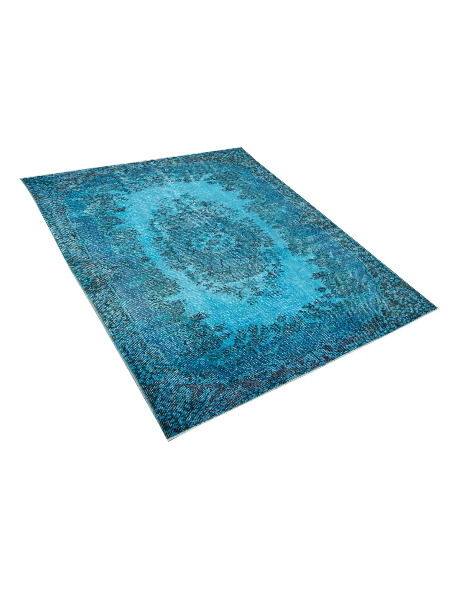 Vintage Carpet  blue  220 x 115 cm