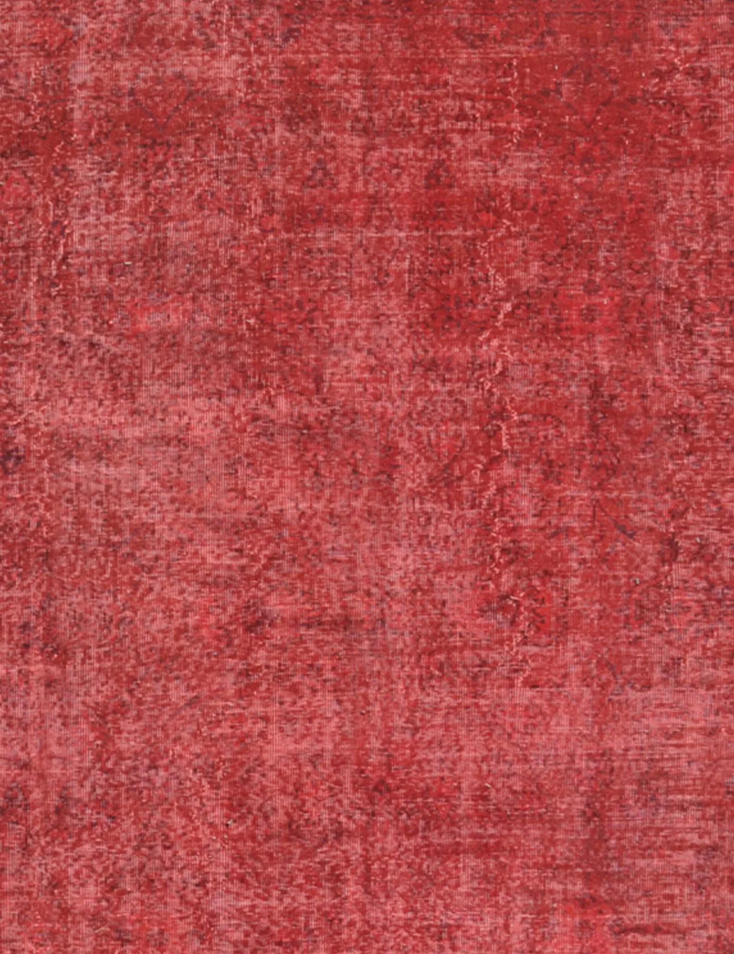 Quadrat Vintage Teppich  rot  213 x 213 cm