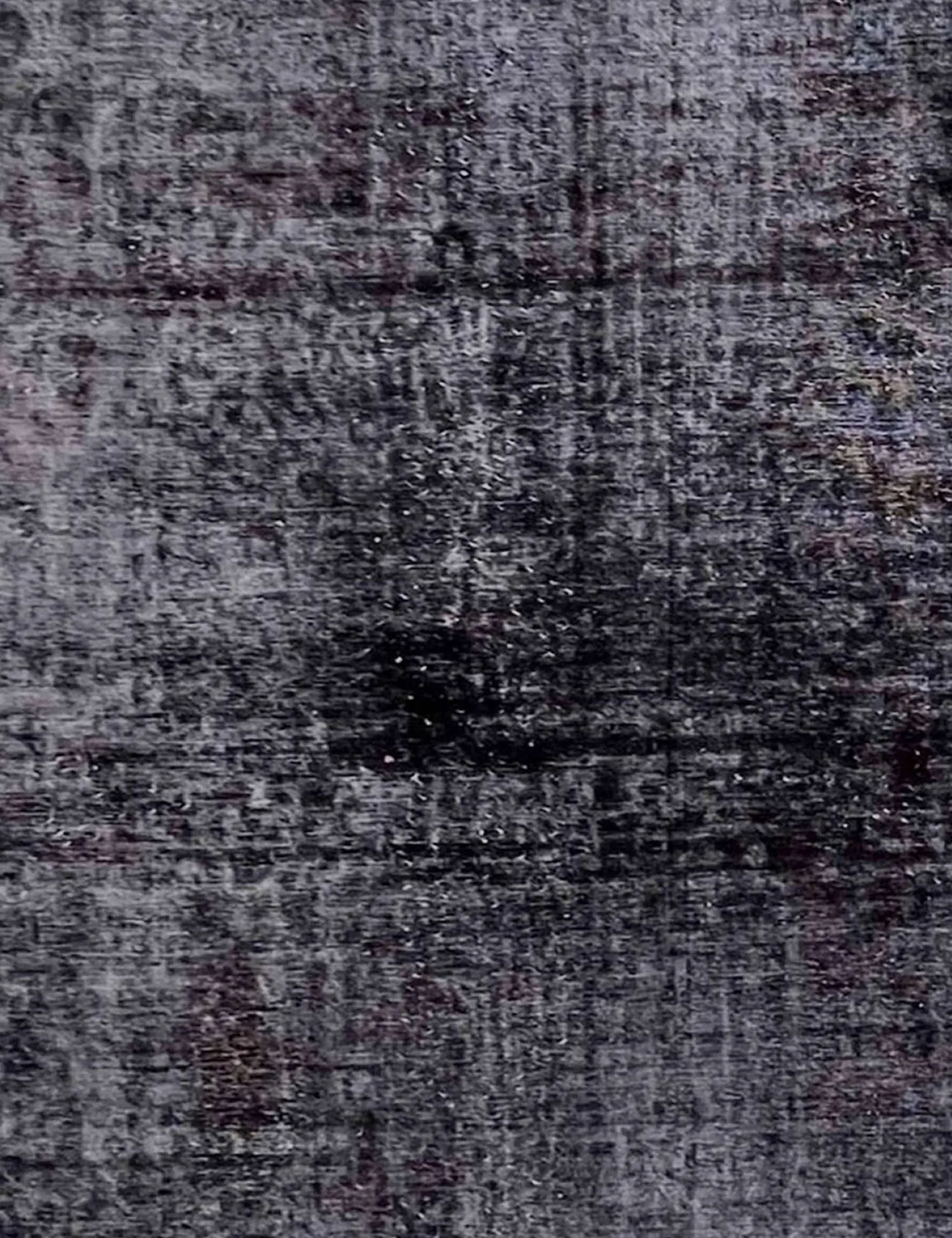 Rund Vintage Teppich  schwarz  241 x 241 cm