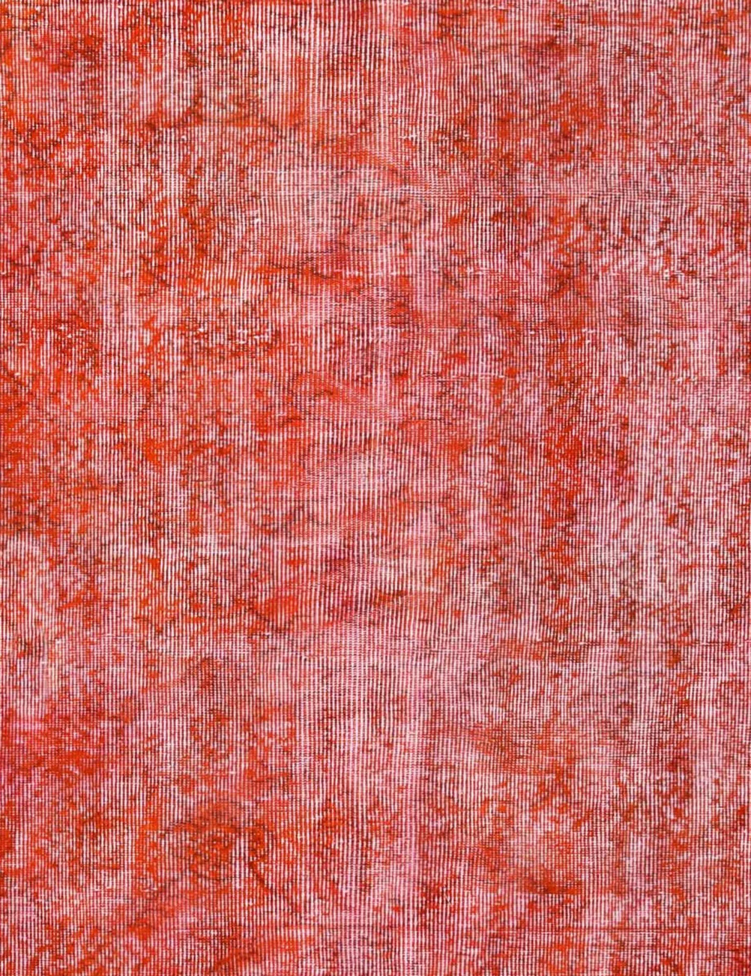 Quadrat Vintage Teppich  rot  200 x 200 cm