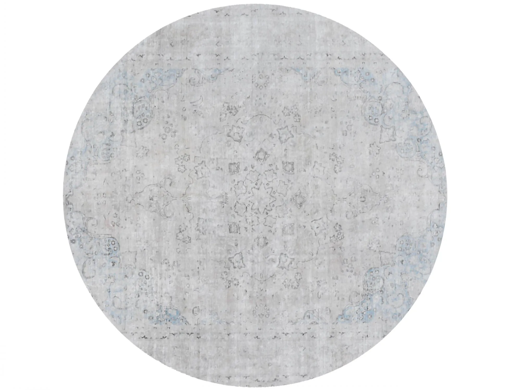 Persisk vintage matta  grå  292 x 292 cm