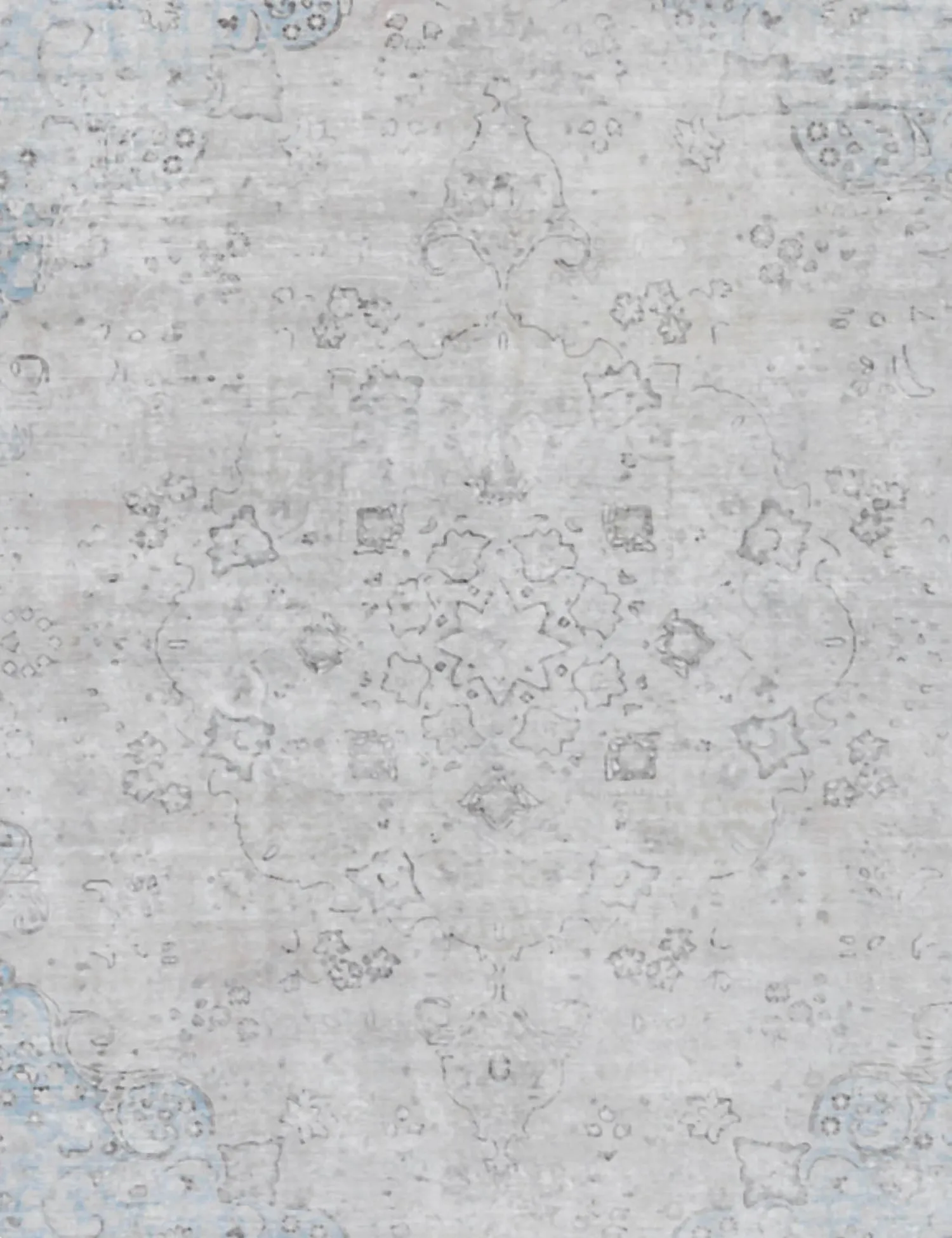 Persisk vintage matta  grå  292 x 292 cm