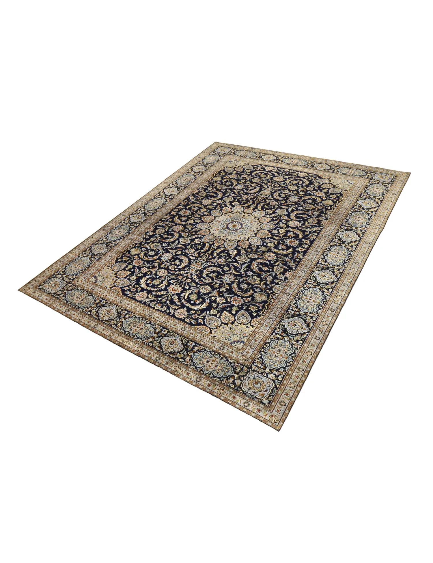 Ardakan Patina  blue  347 x 243 cm