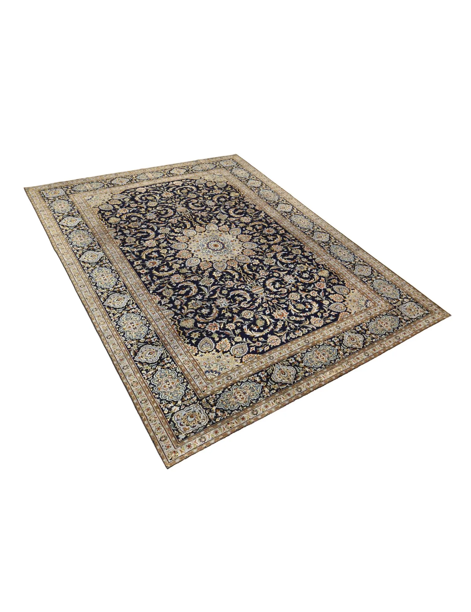 Ardakan Patina  blue  347 x 243 cm