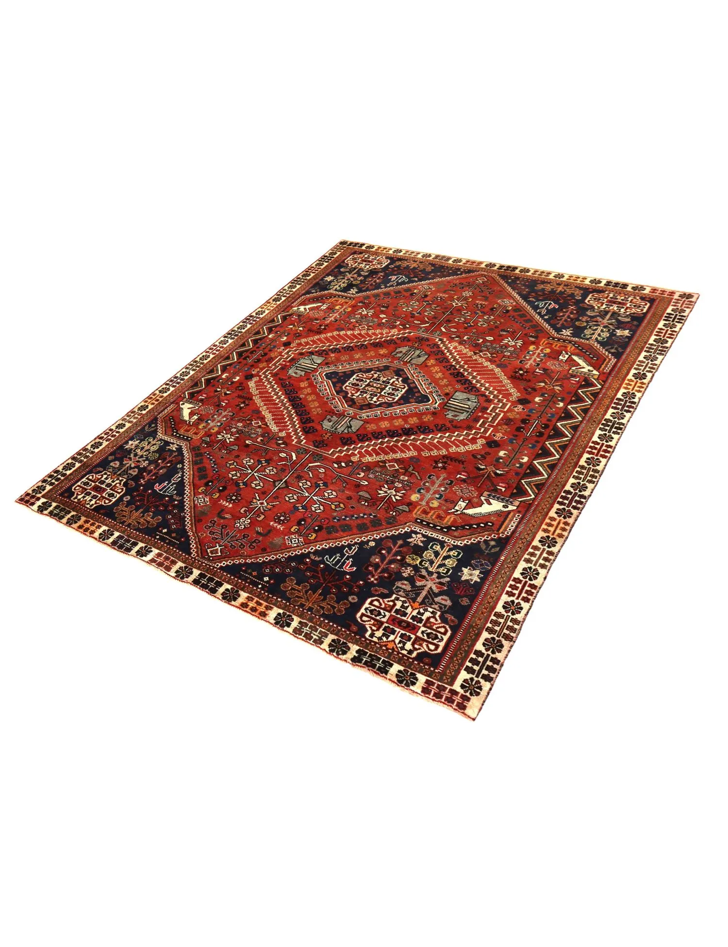 Shiraz Patina  rojo  276 x 190 cm