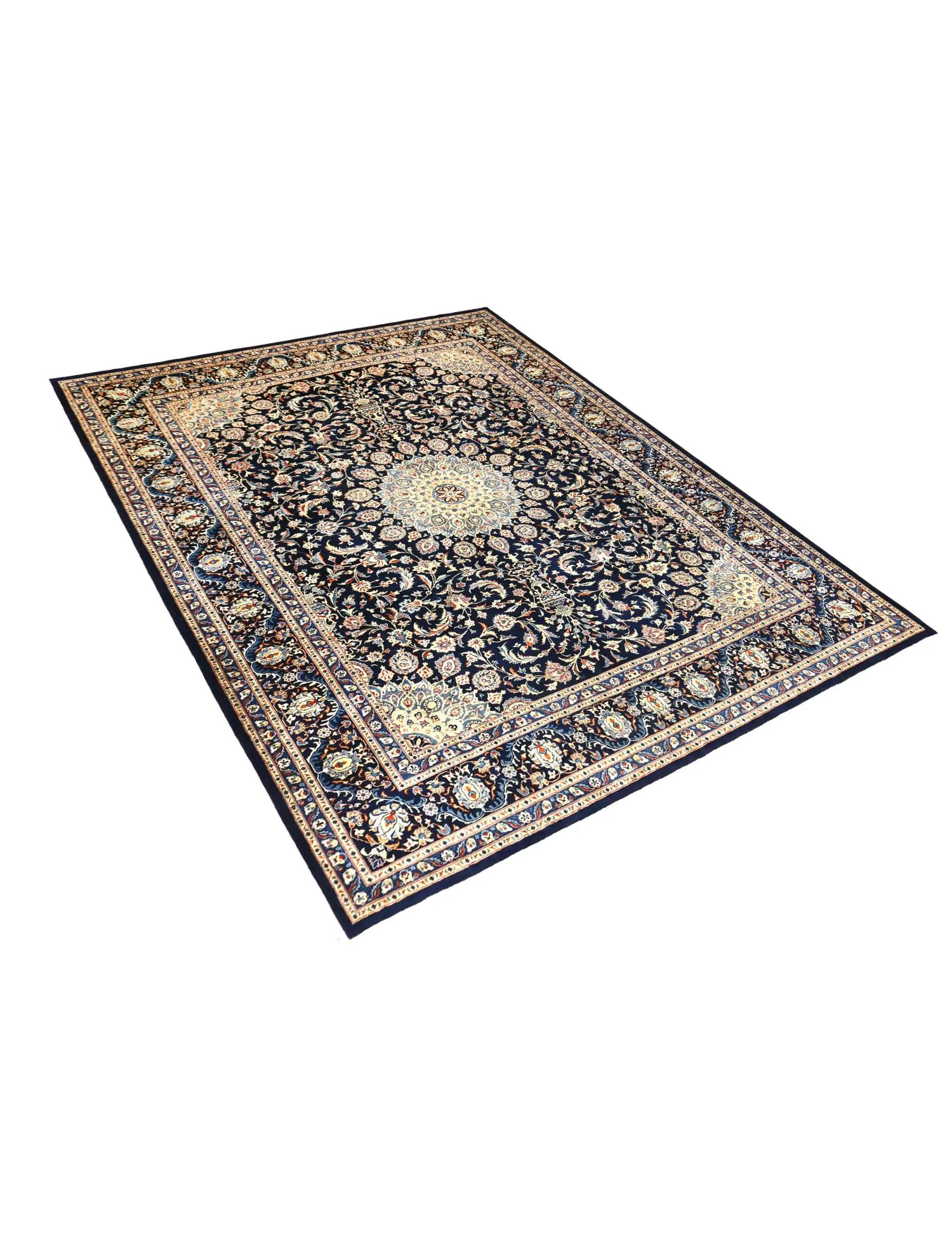 Kashmar Patina  blue  382 x 298 cm