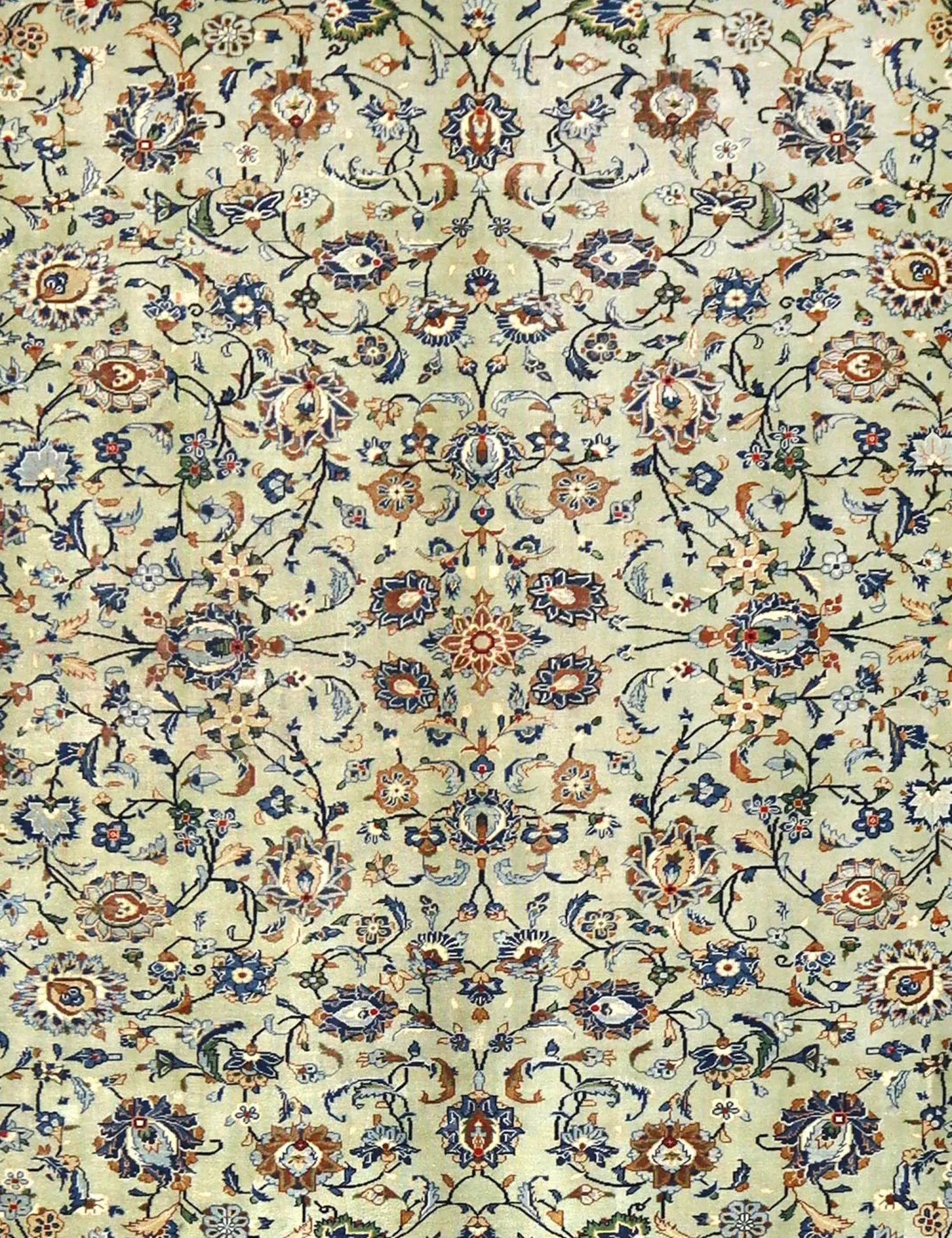 Kashan Patina  vert  405 x 293 cm