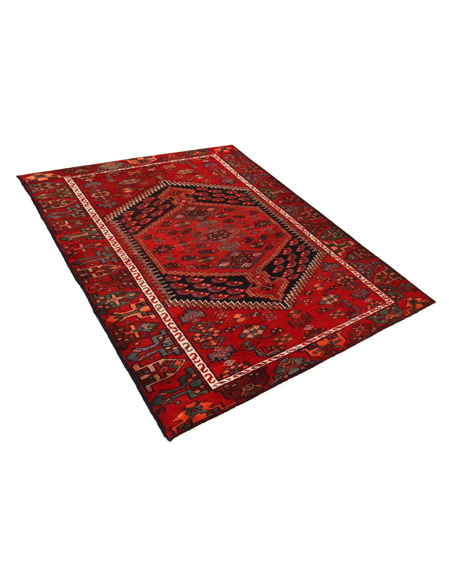 Hamadan Patina  rød  210 x 118 cm