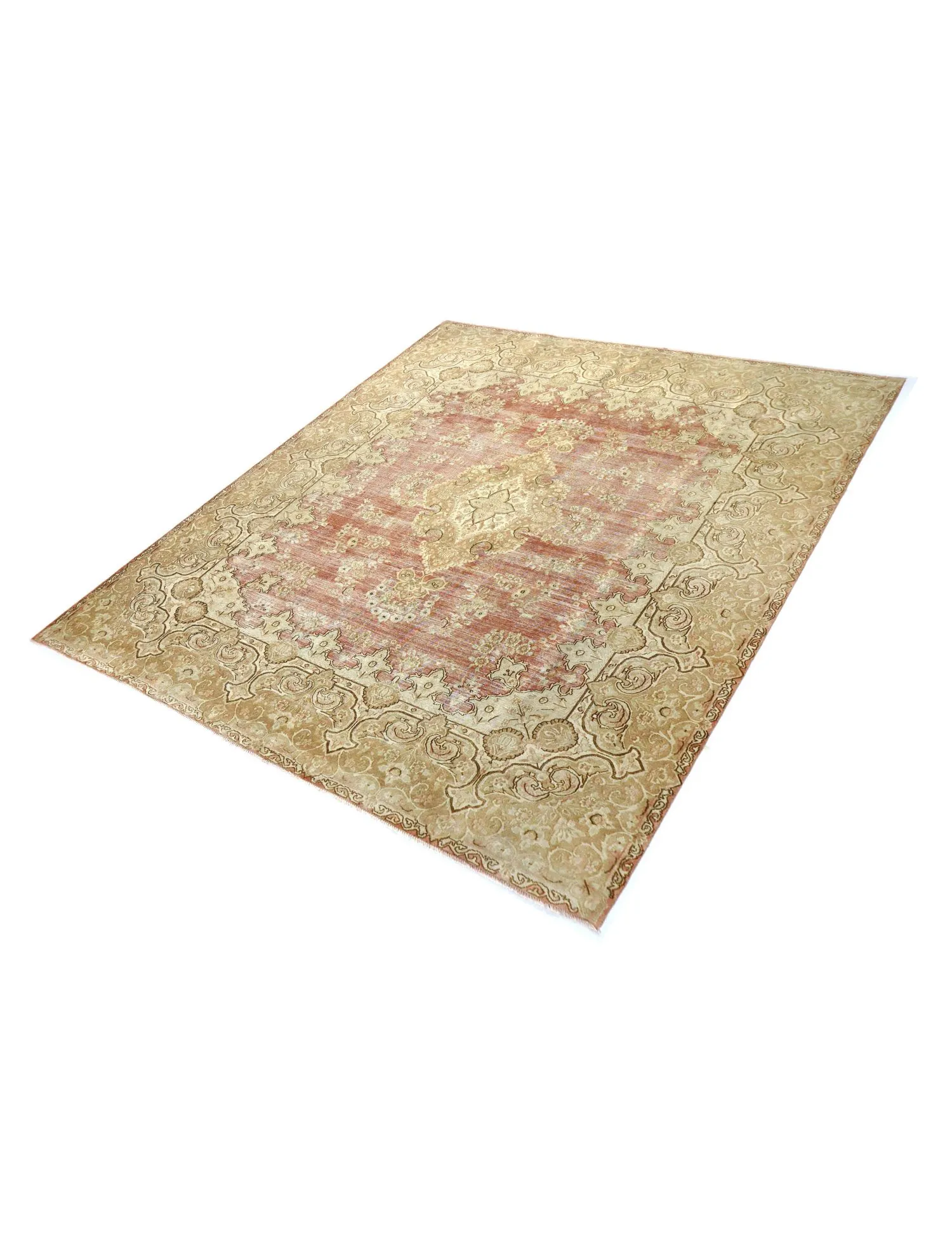 Tapis Persan vintage  beige  389 x 297 cm