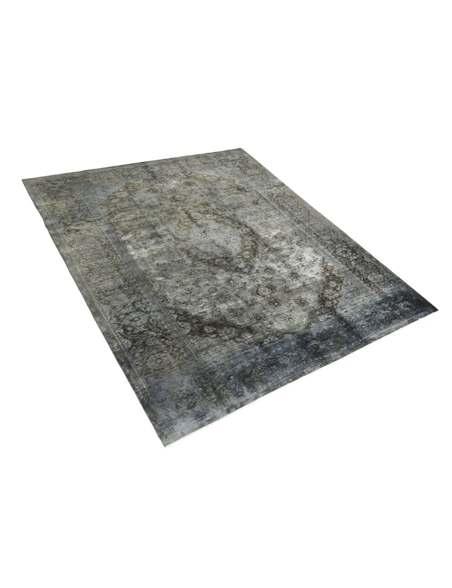 Persisk Vintagetæppe  grå  345 x 243 cm