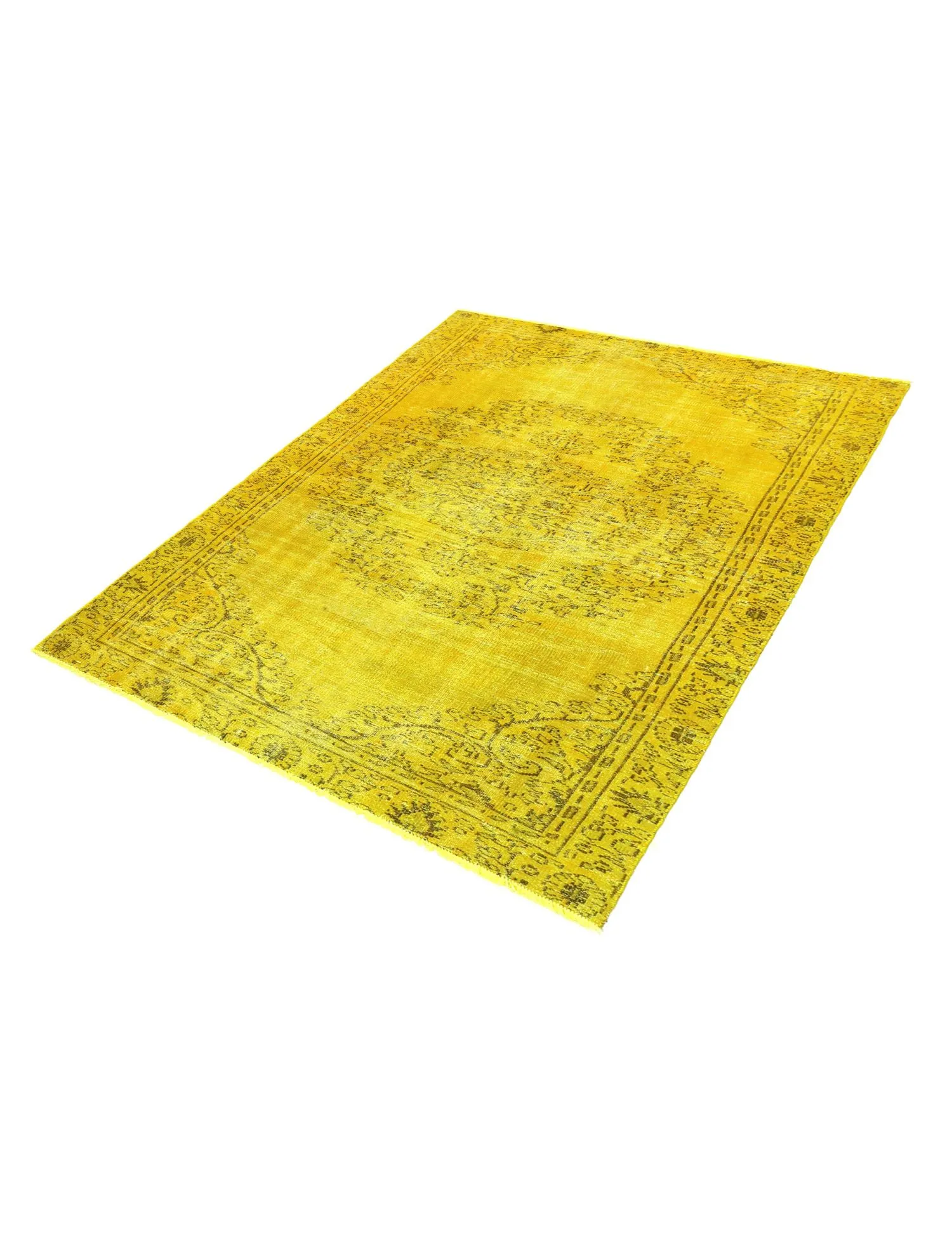Alfombra vintage  amarillo  250 x 161 cm