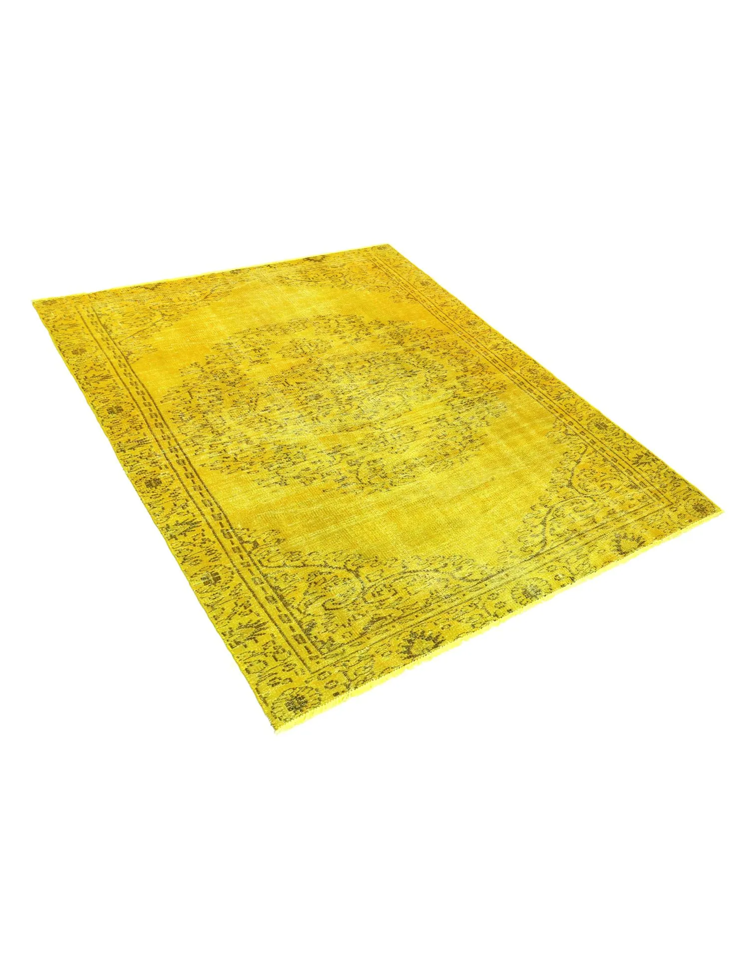 Alfombra vintage  amarillo  250 x 161 cm