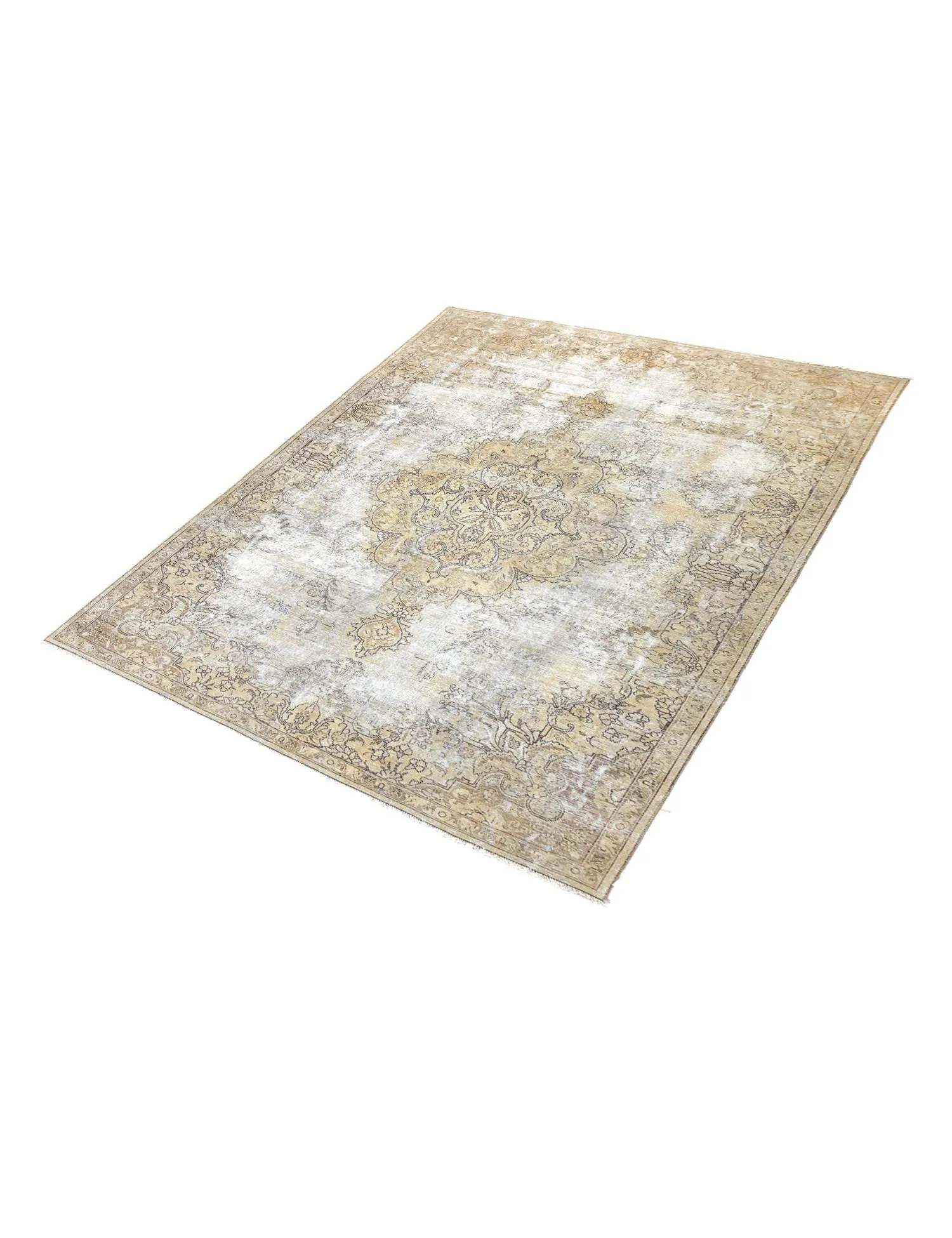 Persisk Vintagetæppe  beige  336 x 222 cm