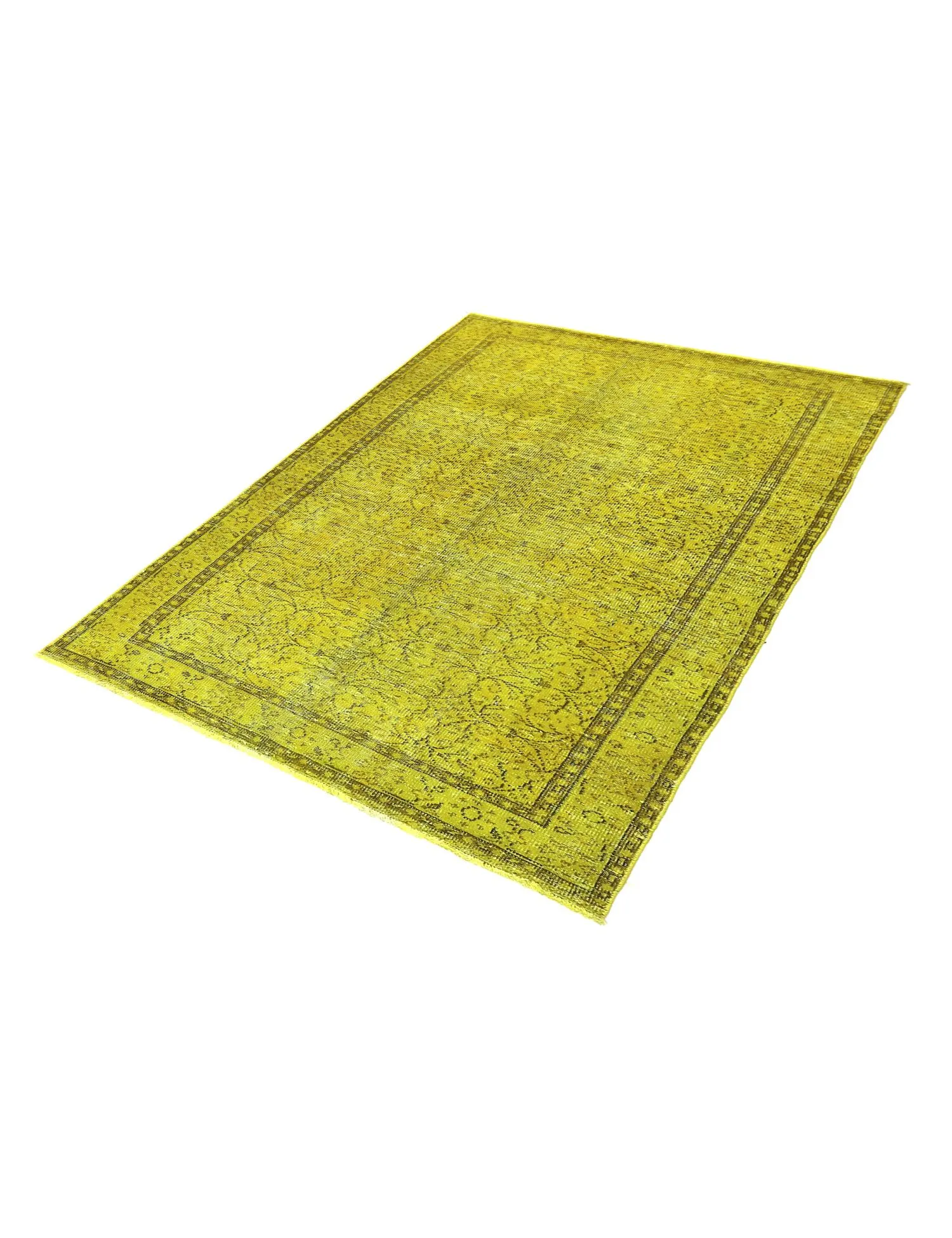 Vintagetæppe  gul  266 x 158 cm