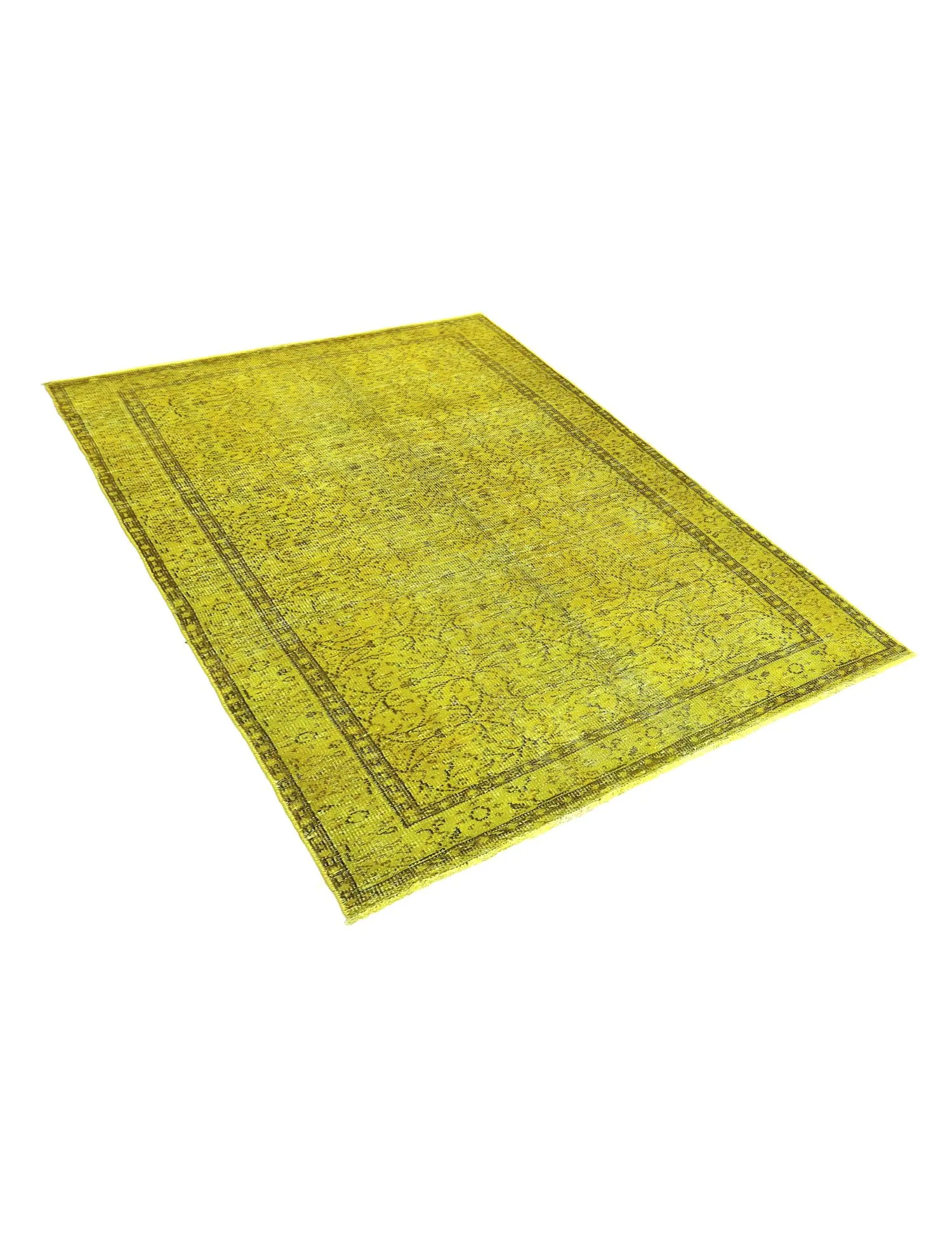 Vintagetæppe  gul  266 x 158 cm