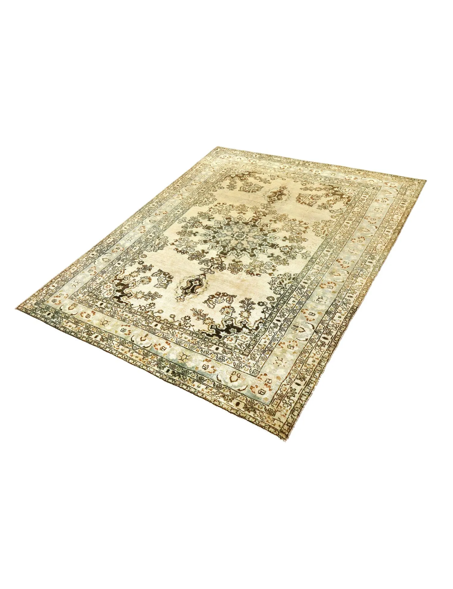 Persisk Vintagetæppe  beige  280 x 195 cm