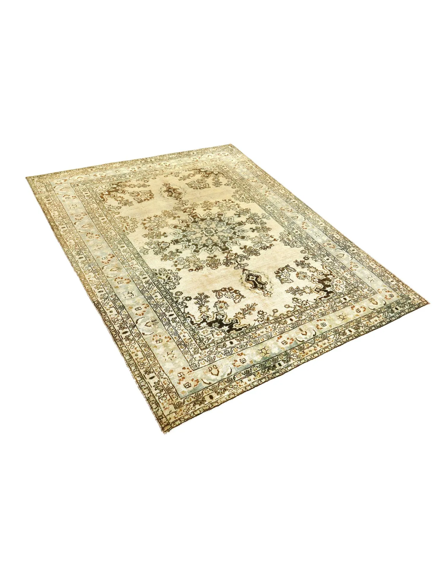 Persisk Vintagetæppe  beige  280 x 195 cm