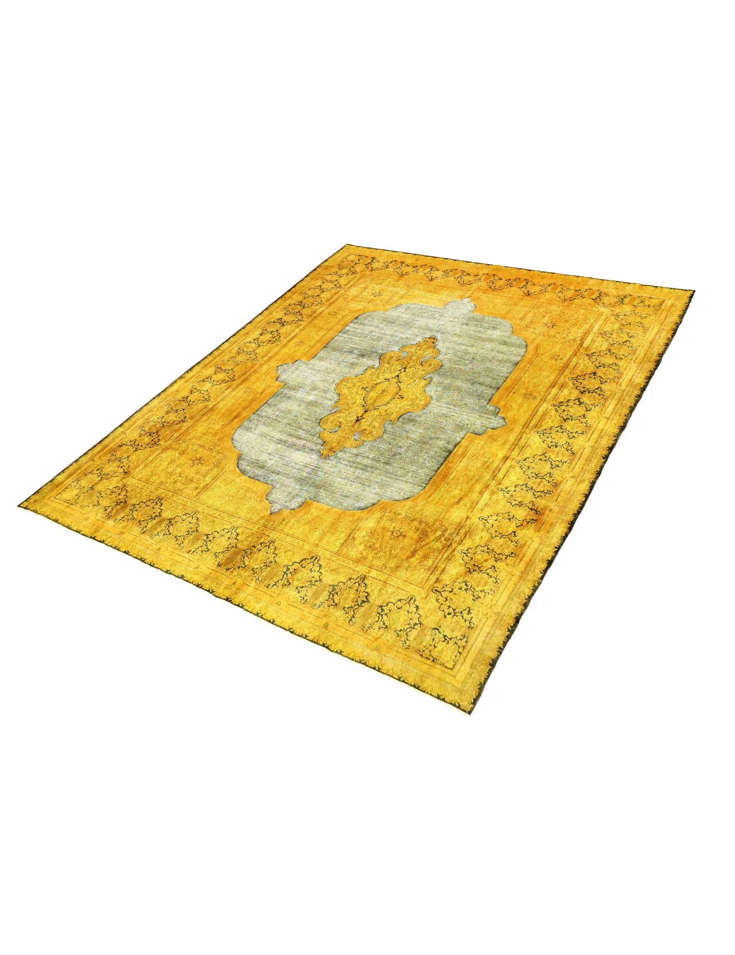Alfombra persa vintage  amarillo  365 x 277 cm