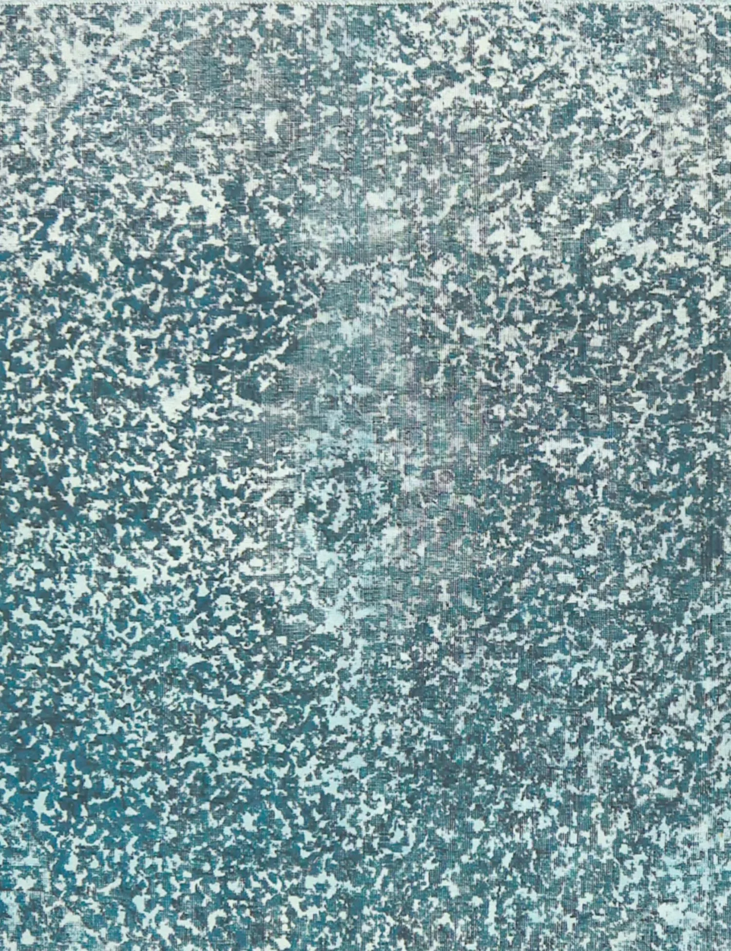 Alfombra persa vintage  azul  197 x 195 cm