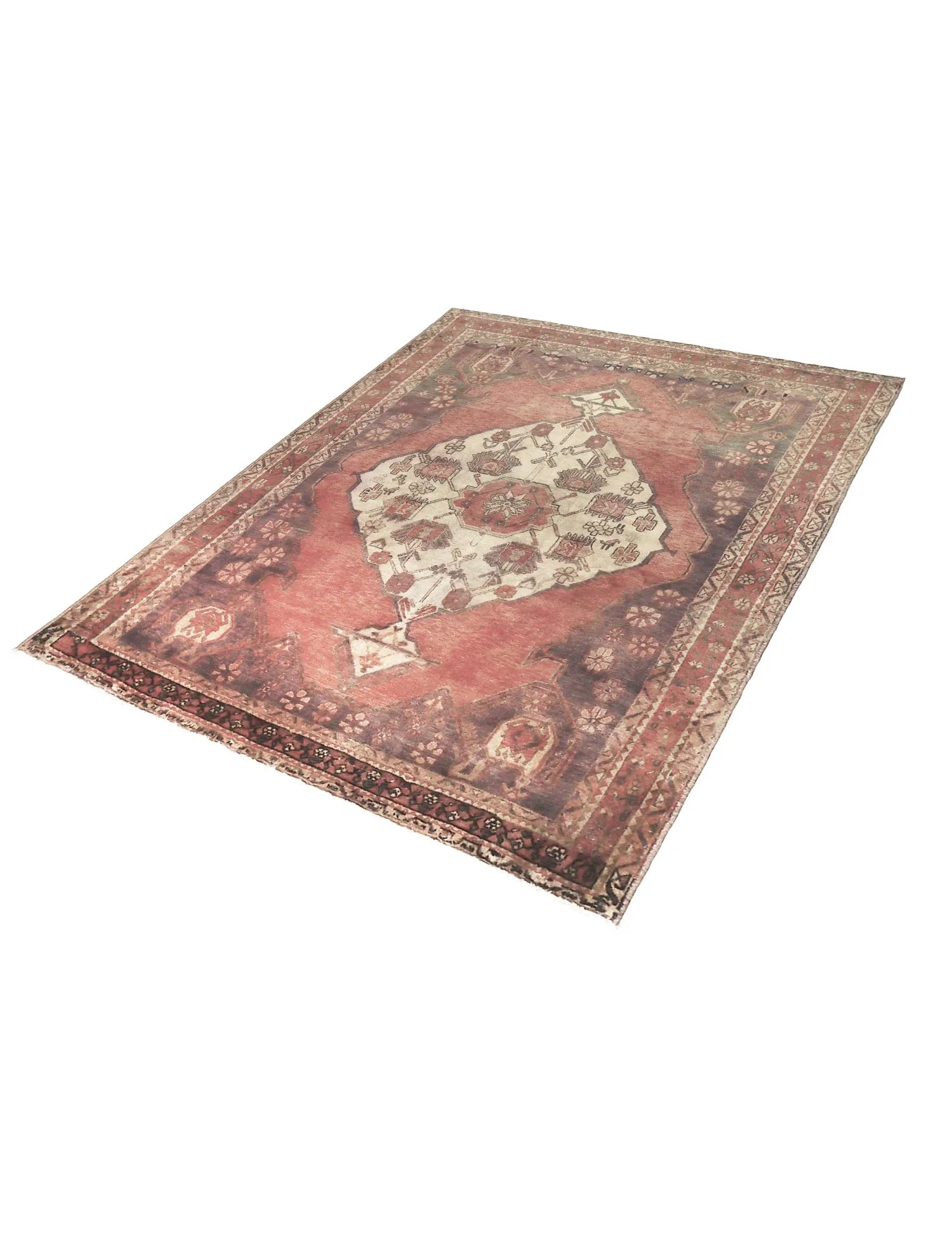 Persian Vintage Carpet  beige   203 x 152 cm