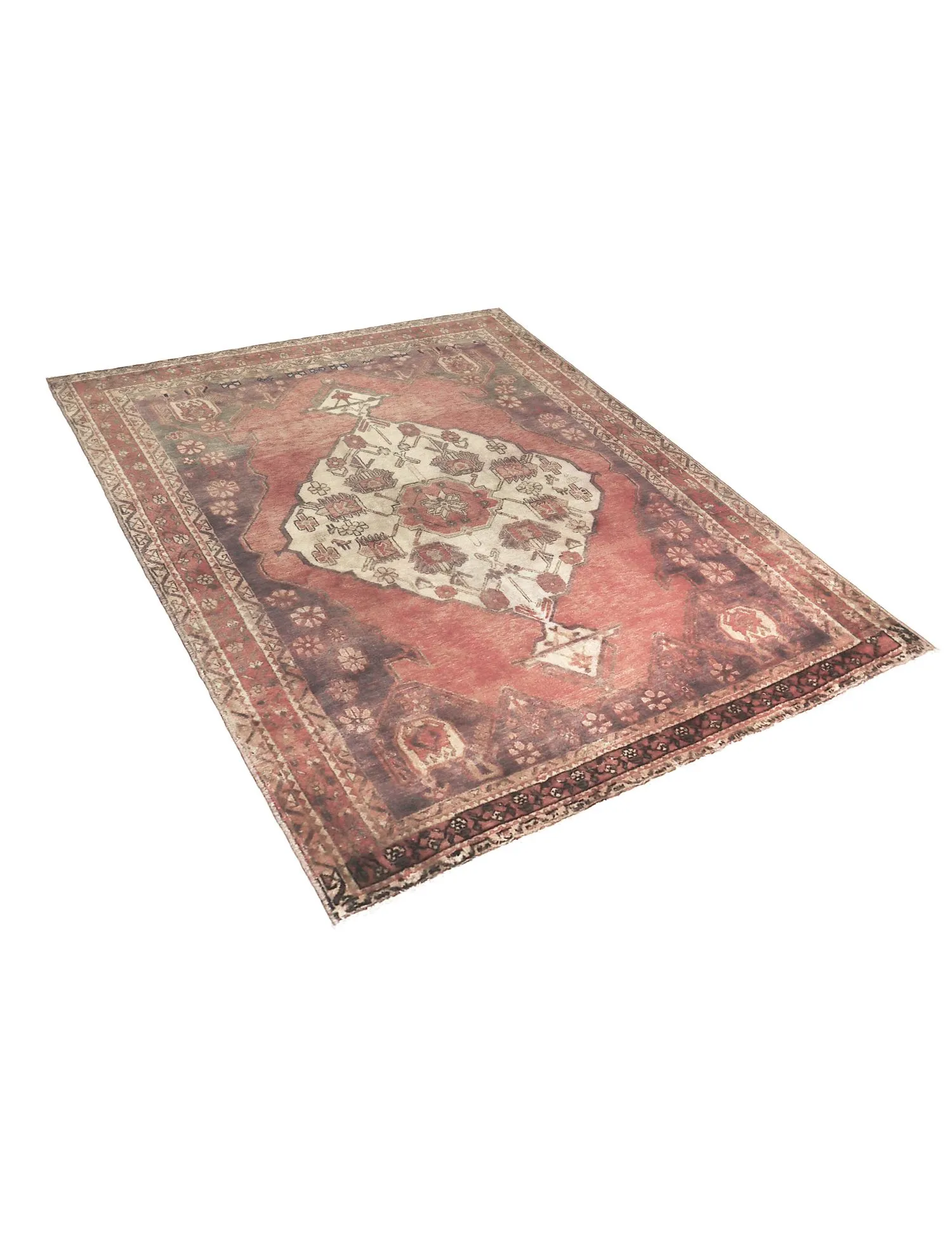 Persian Vintage Carpet  beige   203 x 152 cm