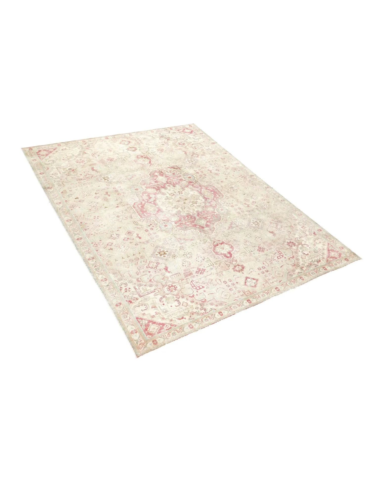 Persisk Vintagetæppe  beige  327 x 224 cm