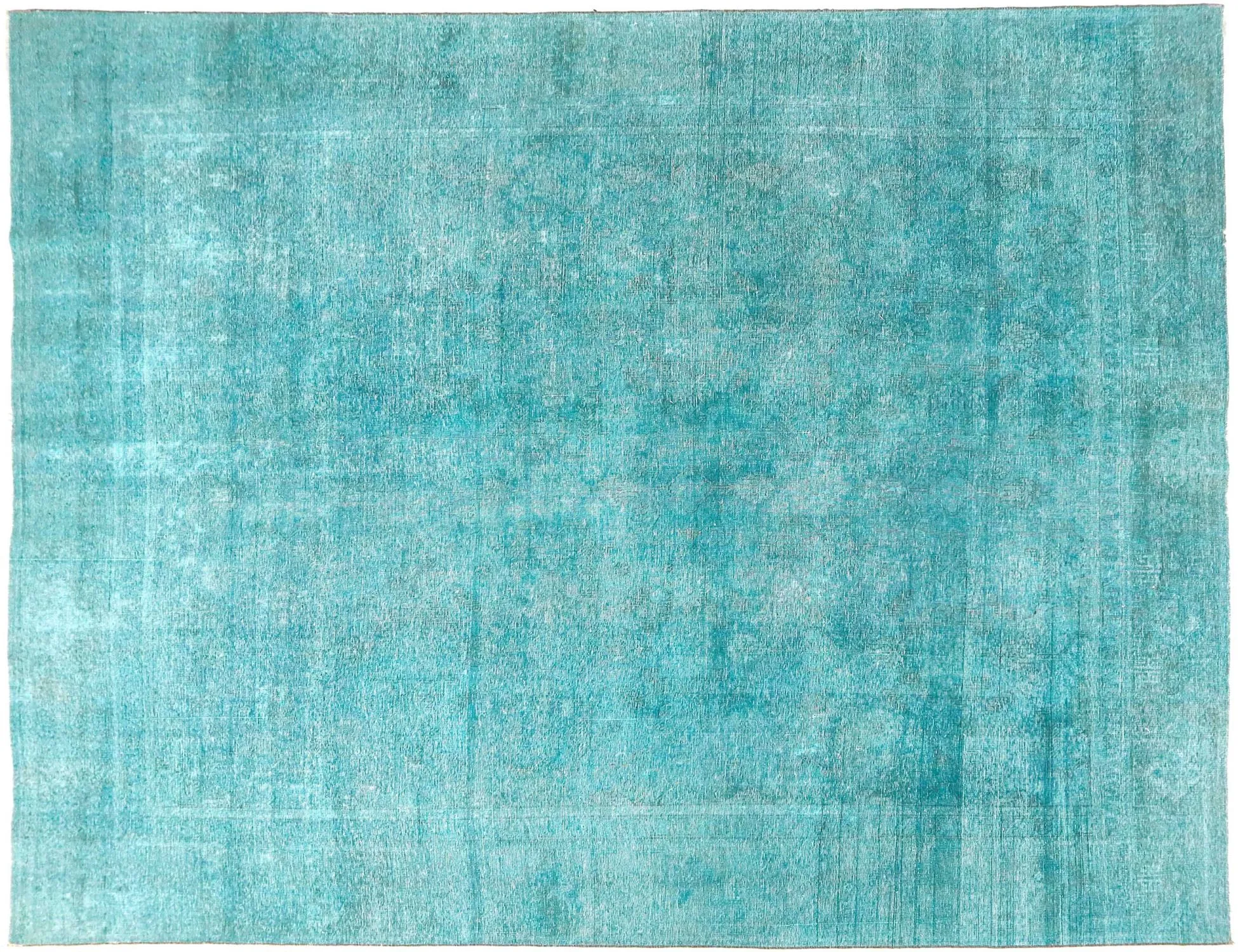 Tapis Persan vintage  bleu  350 x 273 cm