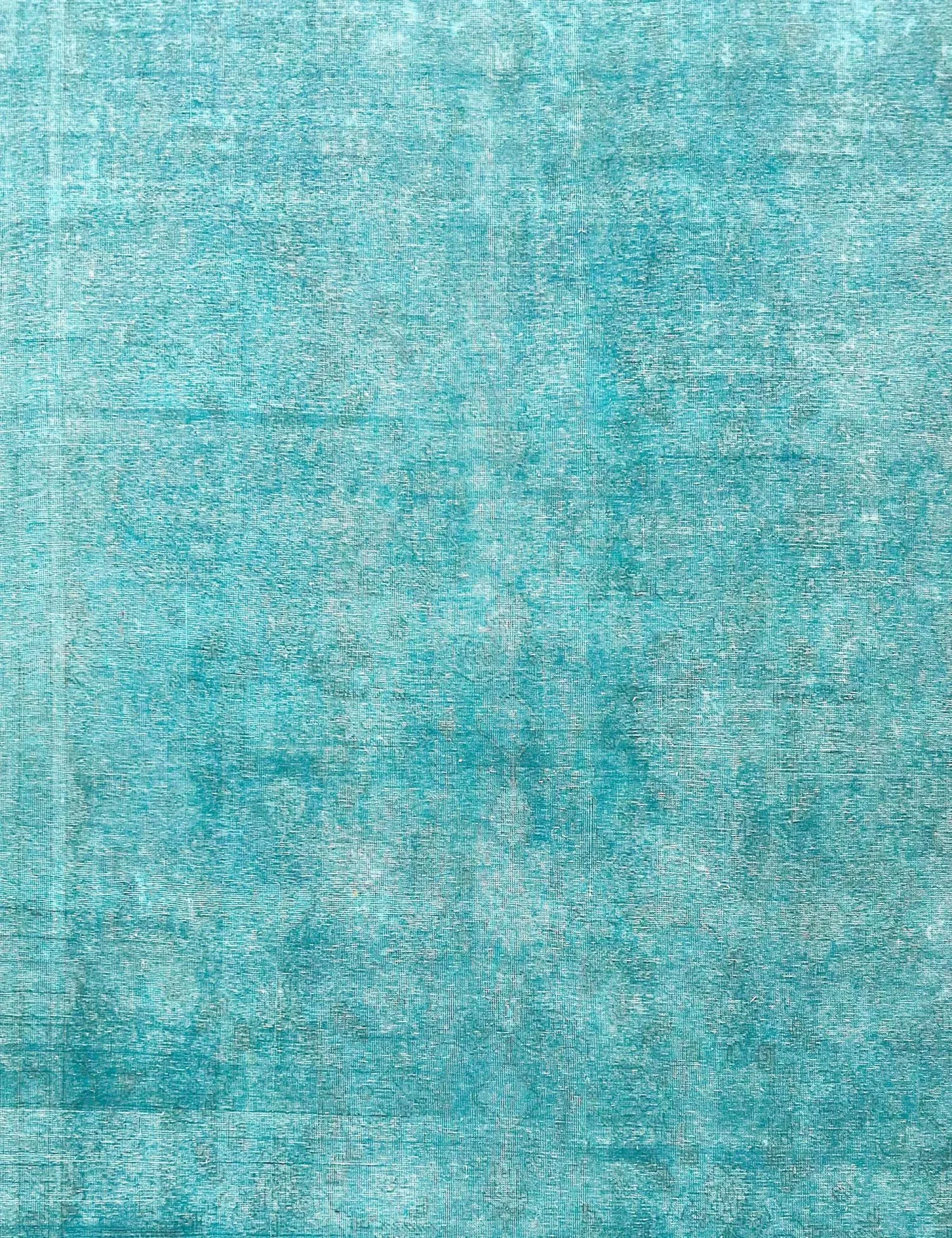 Tapis Persan vintage  bleu  350 x 273 cm
