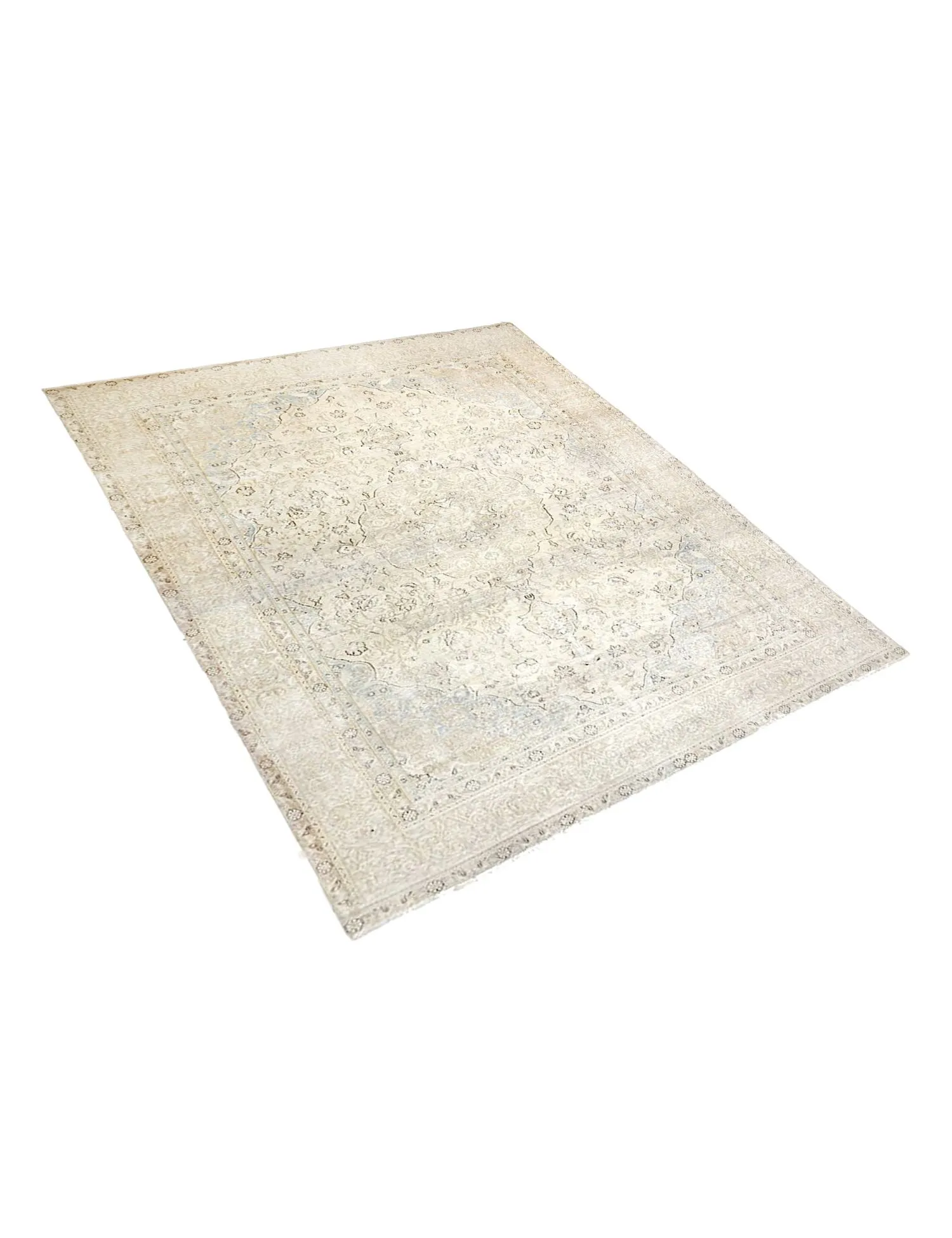 Tapis Persan vintage  beige  368 x 289 cm