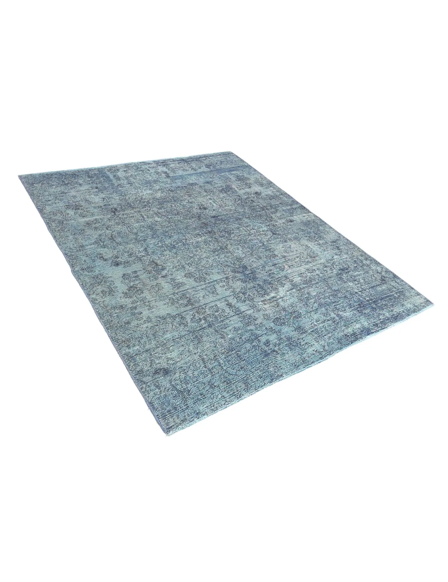 Tapis Persan vintage  bleu  204 x 147 cm