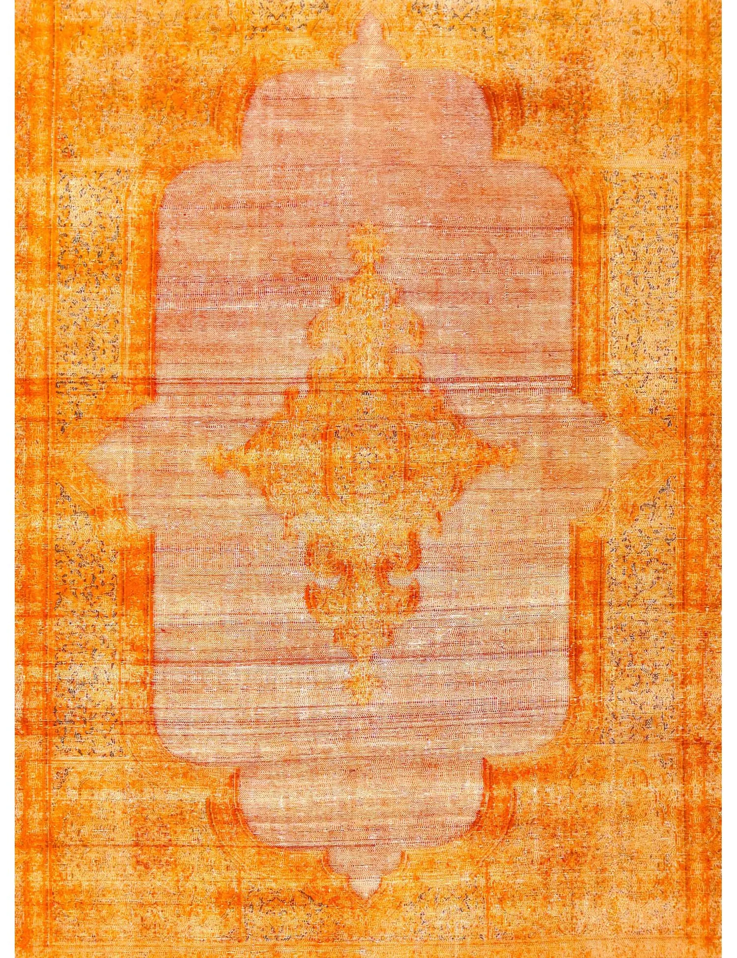 Alfombra persa vintage  naranja  396 x 290 cm