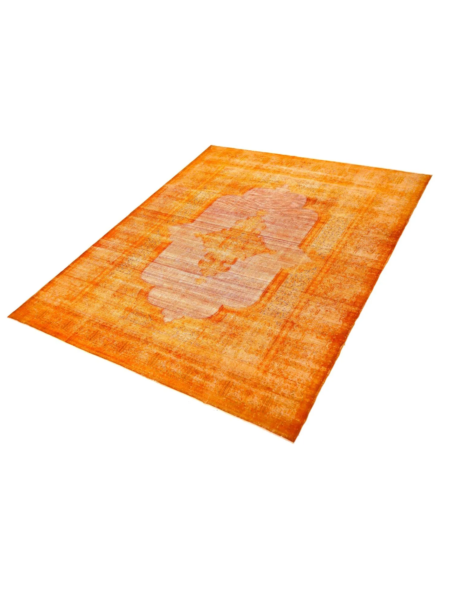 Alfombra persa vintage  naranja  396 x 290 cm