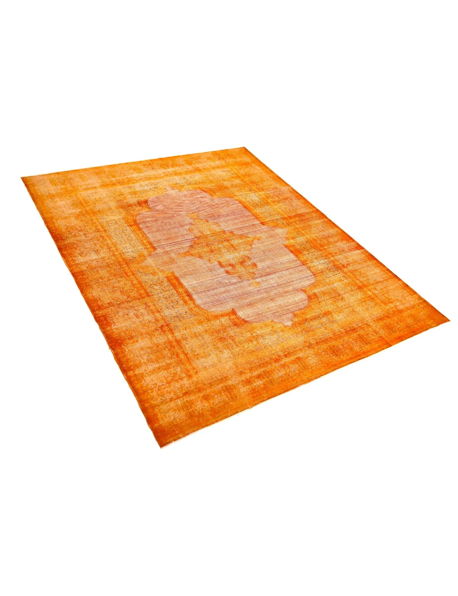 Alfombra persa vintage  naranja  396 x 290 cm