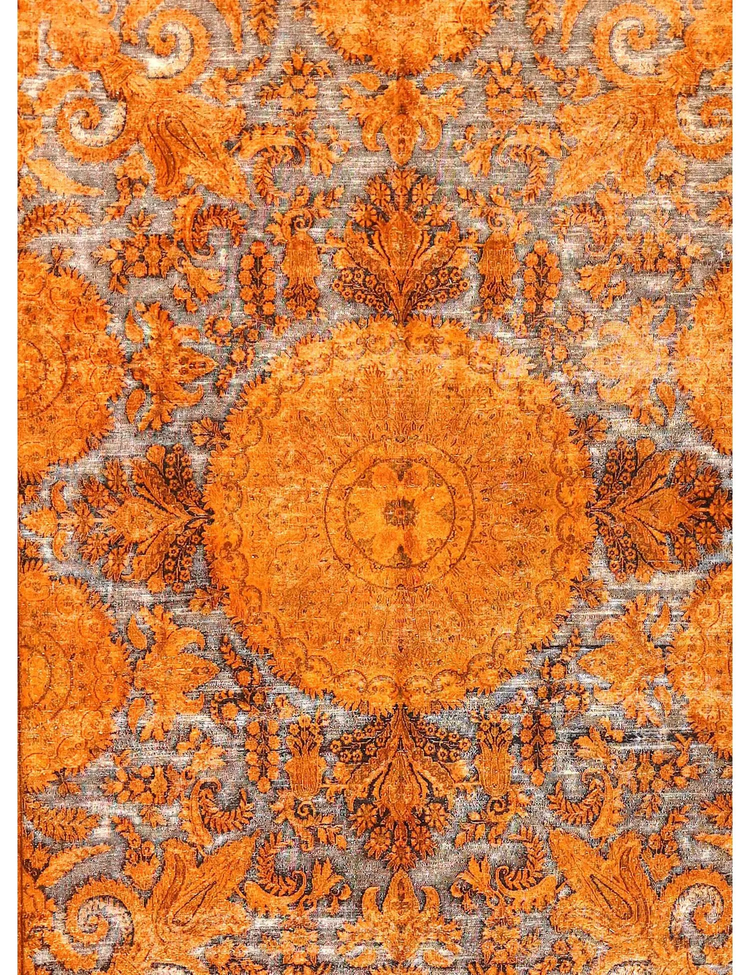 Persisk Vintagetæppe  orange  360 x 260 cm