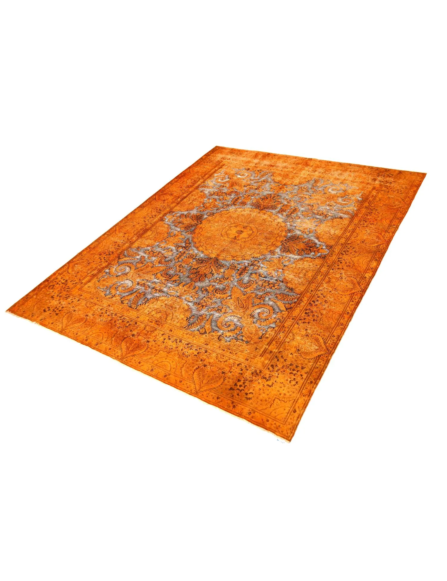Persisk Vintagetæppe  orange  360 x 260 cm