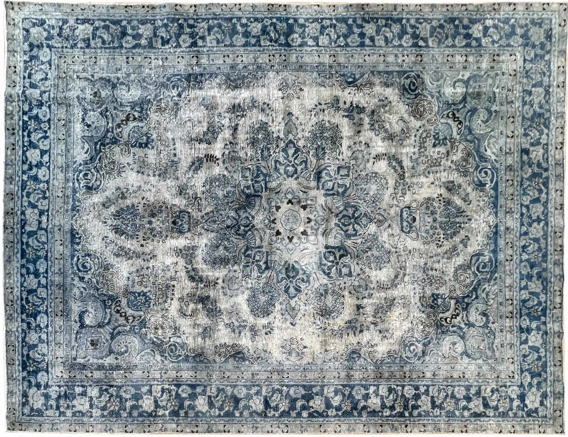 Persian Vintage Carpet  grey  365 x 280 cm