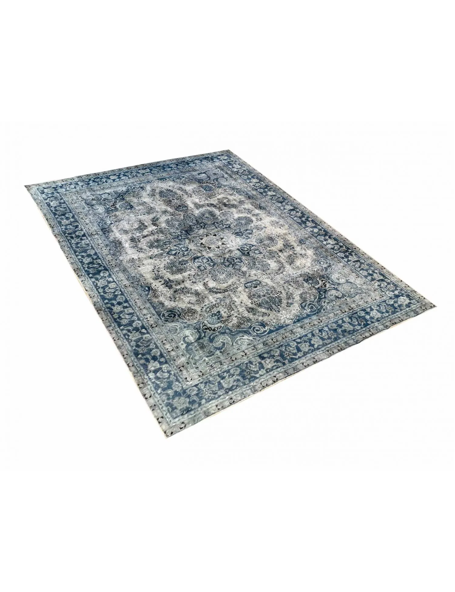 Persian Vintage Carpet  grey  365 x 280 cm