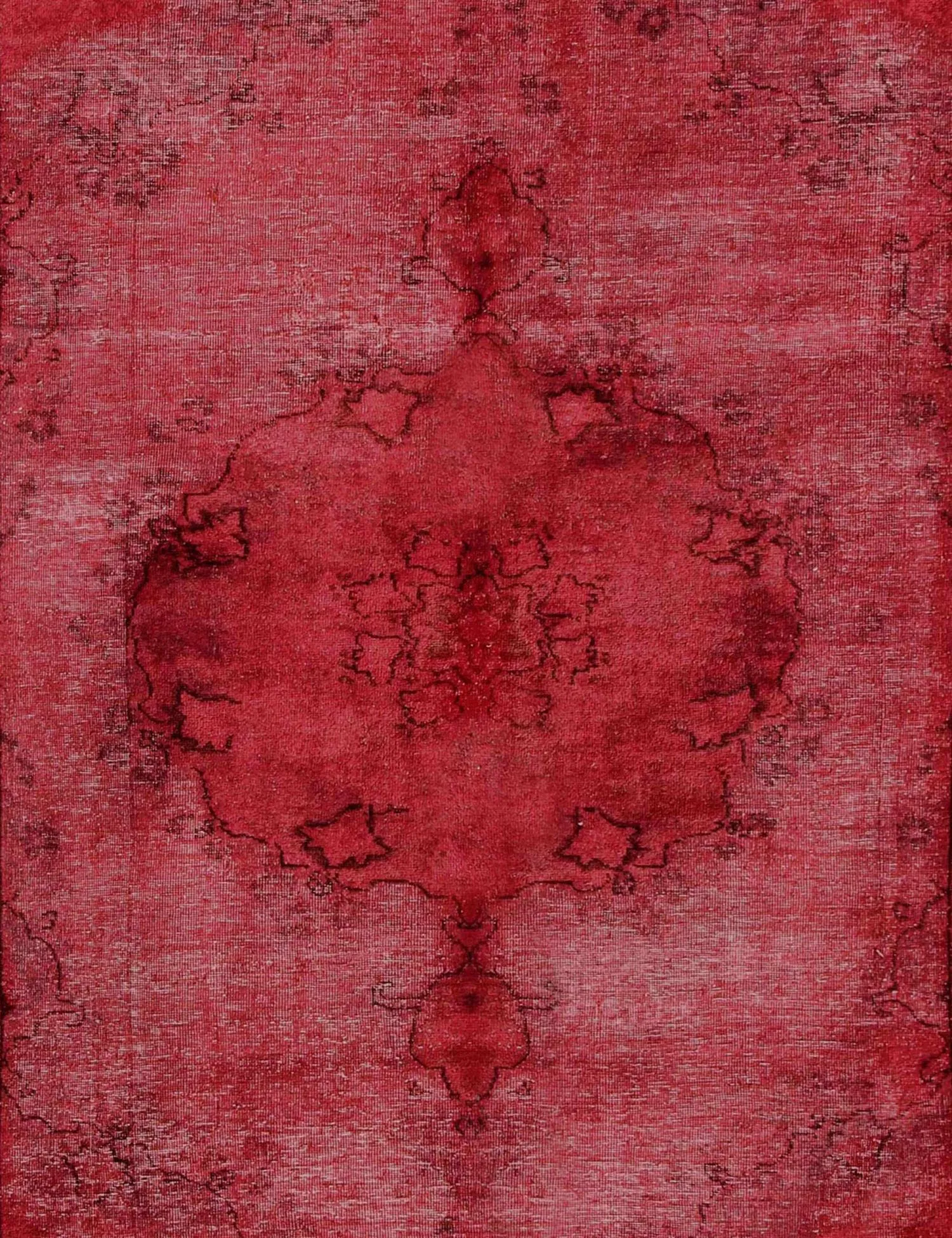 Persischer Vintage Teppich  rot  281 x 194 cm